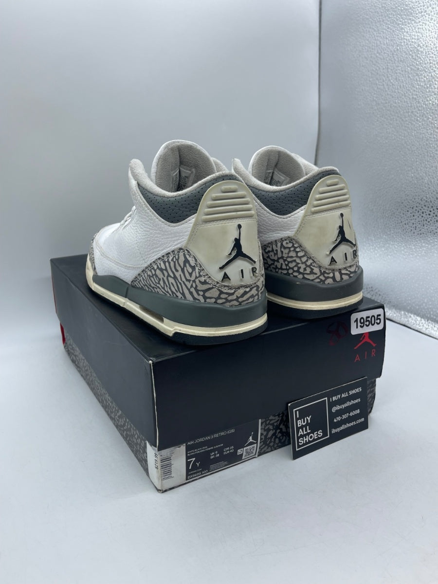 Jordan 3 Retro Hide N' Sneak (GS) 7Y (Moderately Worn Pre-Owned) - Image 4