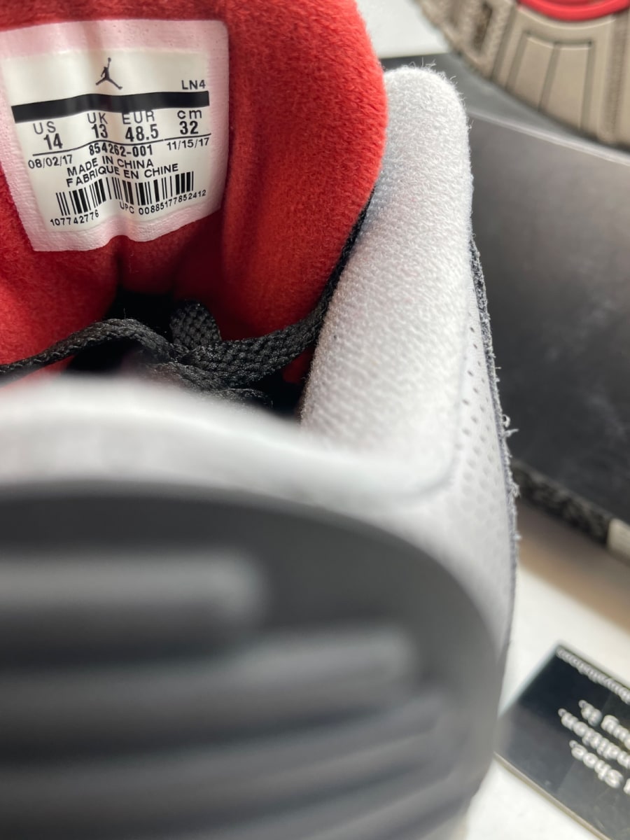 Jordan 3 Retro Black Cement (2018) 14 (Heavily Worn Pre-Owned) - Image 8