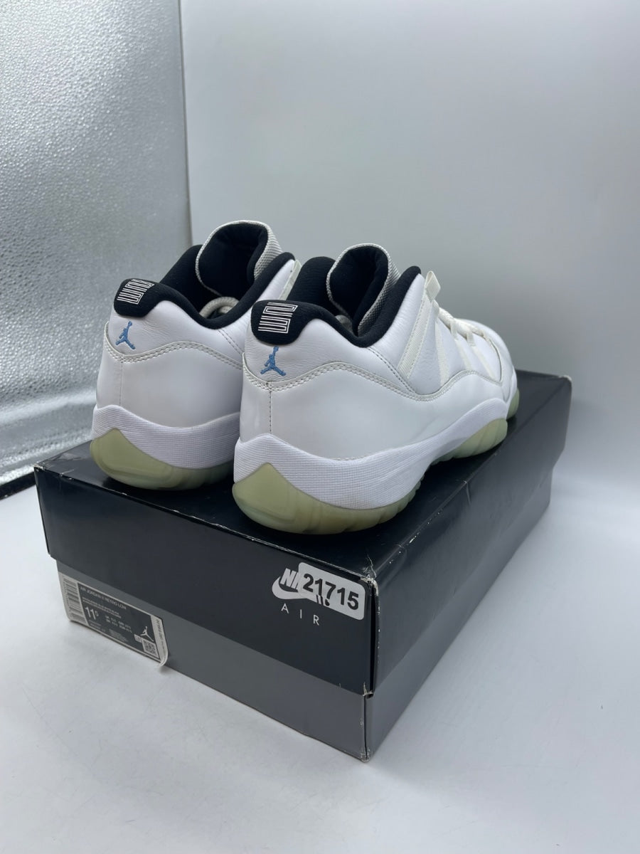 Jordan 11 Retro Low Legend Blue 11.5 (Moderately Worn Pre-Owned)JordanWhite/White-Black-Legend Blue - Image 5