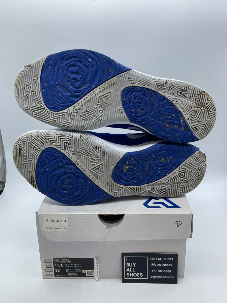 Nike Zoom Freak 1 Greece 11.5 (Moderately Worn Pre-Owned) - Image 7