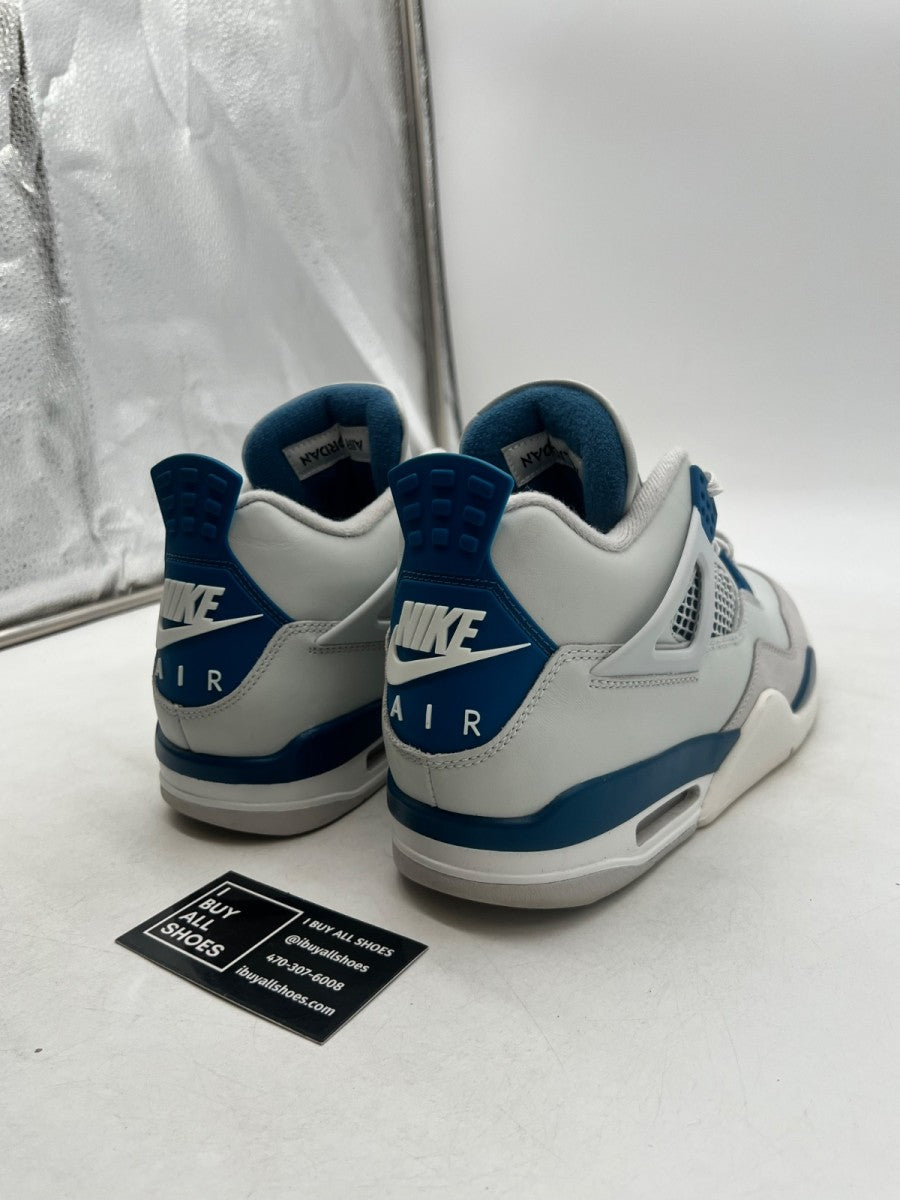 Jordan 4 Retro Military Blue (2024) 9.5 (Lightly Worn Pre-Owned) - Image 6