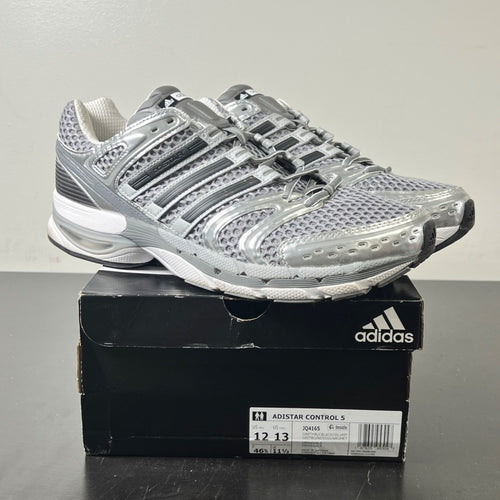 adidas Adistar Control 5 Grey Black Silver Metallic (Size 12) - Image 1