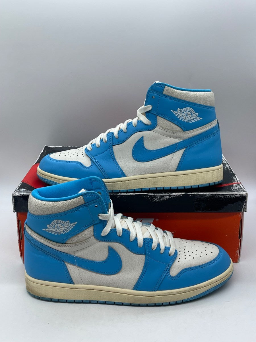 Jordan 1 Retro High OG UNC Reimagined 11.5 (Moderately Worn Pre-Owned)JordanDark Powder Blue/Dark Powder Blue-Sail - Image 1