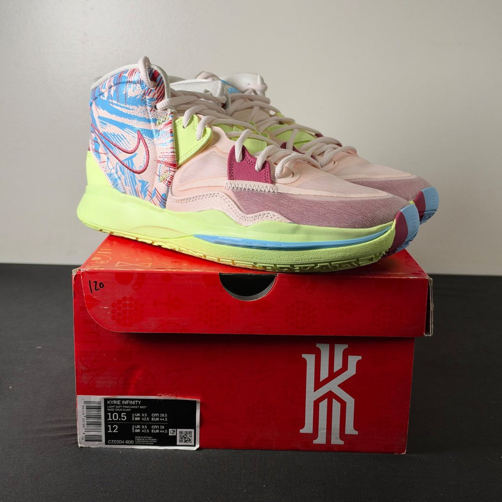 Nike Kyrie Infinity 1 World 1 People Sweet Beet Volt (Size 10.5) - aux