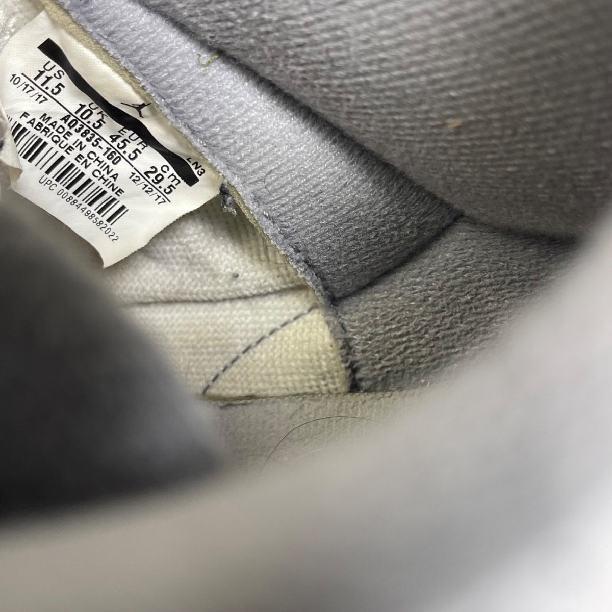 Jordan 3 Retro Tinker Hatfield 11.5 (Moderately Worn Pre-Owned)JordanWhite/Black-Fire Red-Cement Grey - Image 6