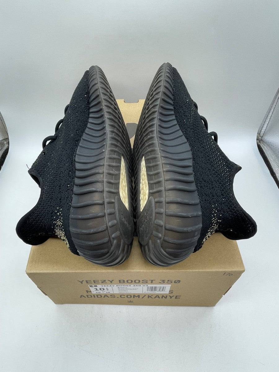 adidas Yeezy Boost 350 V2 Core Black Green 10.5 (Moderately Worn Pre-Owned) - Image 6