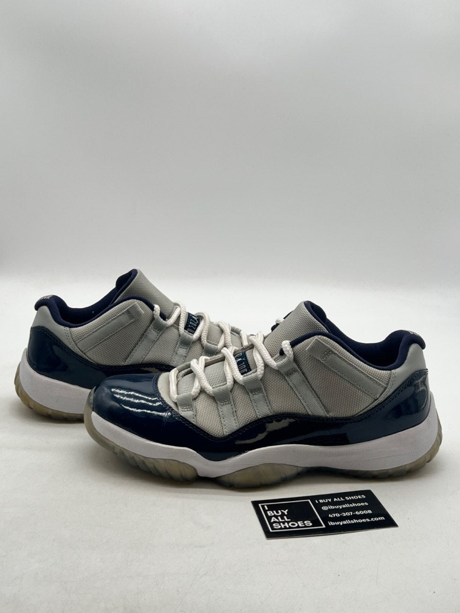 Jordan 11 Retro Low Georgetown 8 (Heavily Worn Pre-Owned) - Image 1