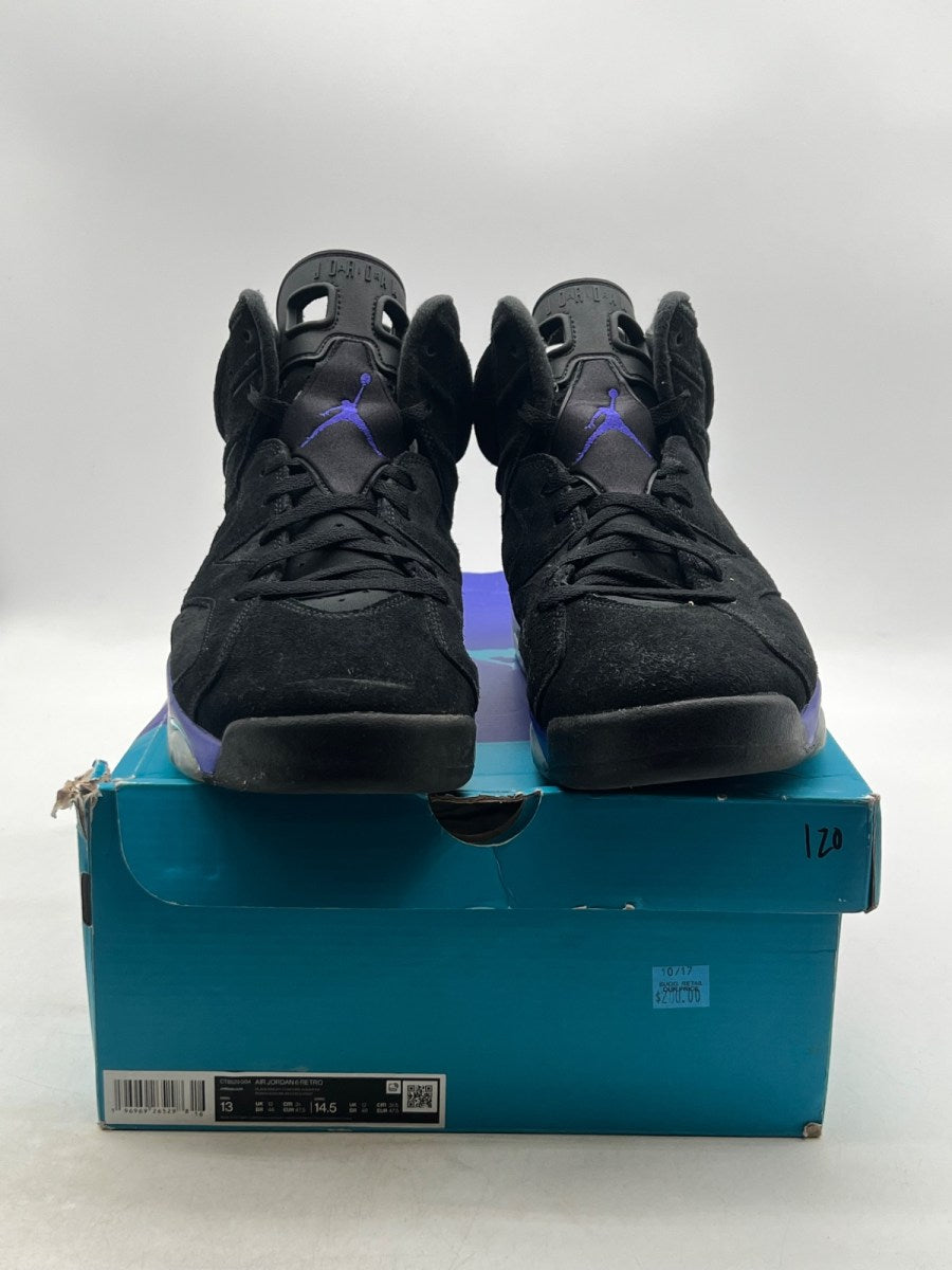 Jordan 6 Retro Aqua 13 (Moderately Worn Pre-Owned) - Image 2