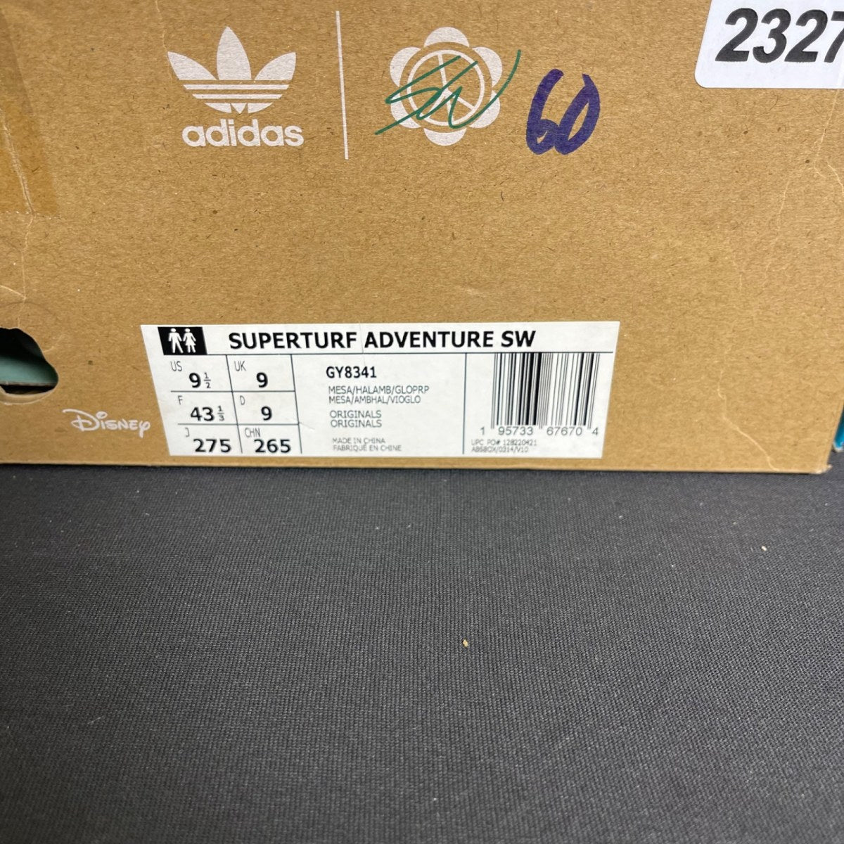 adidas Superturf Adventure Sean Wotherspoon Jiminy Cricket 9.5 (Moderately Worn Pre-Owned)adidasSail/Orange/Purple/Teal - Image 7