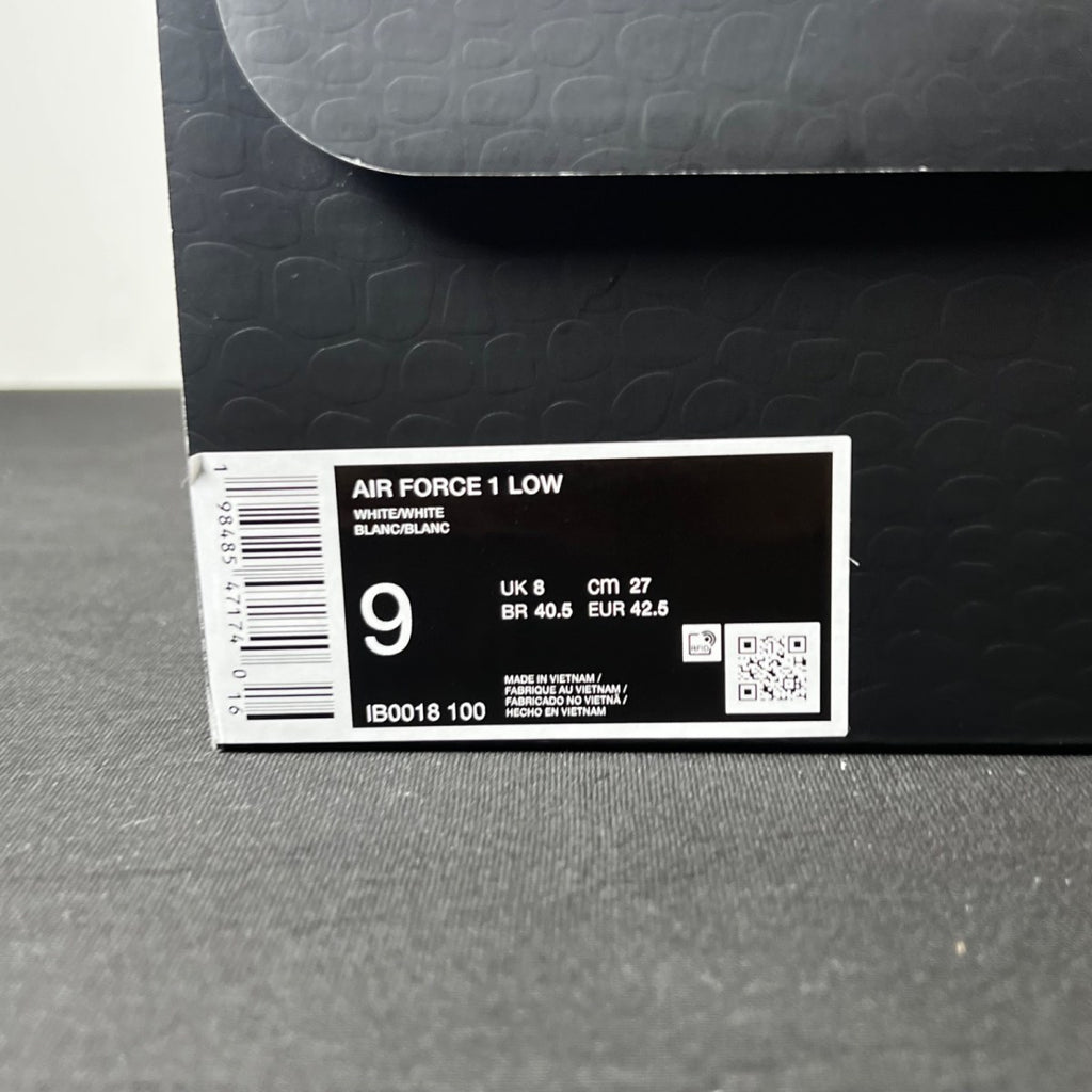 Nike Air Force 1 Low Kobe Bryant Forever White 9 (Lightly Worn Pre-Owned)NikeWhite/White - Image 4