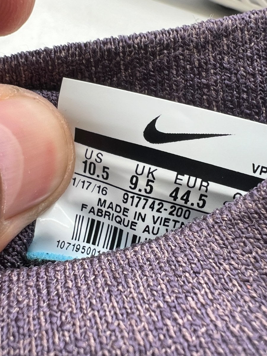 Nike Flight Bonafide Plum 10.5 (Lightly Worn Pre-Owned)NikeTaupe Grey/Dark Raisin - Image 6