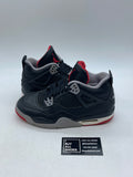 Jordan 4 Retro Bred Reimagined (GS) 5.5Y (Heavily Worn Pre-Owned) - Image 1