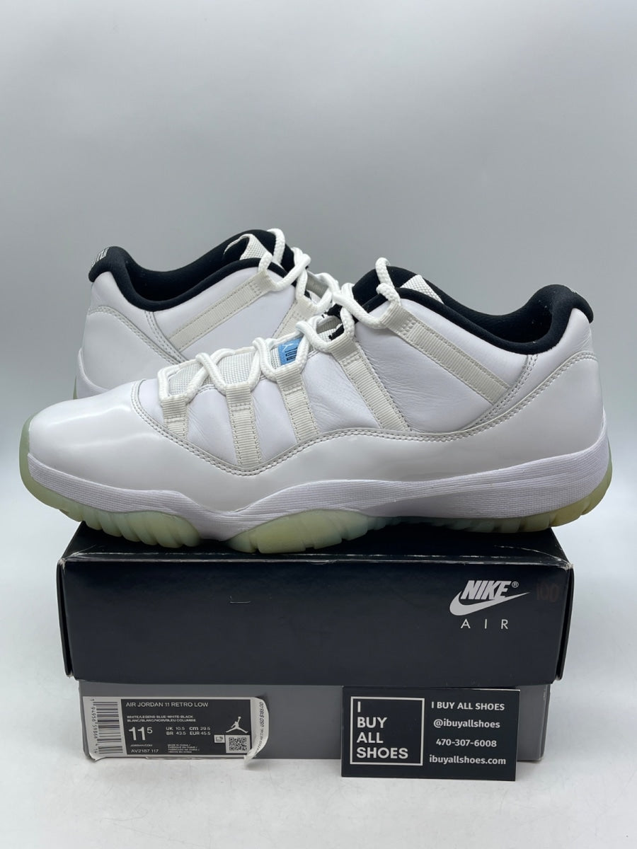 Jordan 11 Retro Low Legend Blue 11.5 (Moderately Worn Pre-Owned) - Image 1