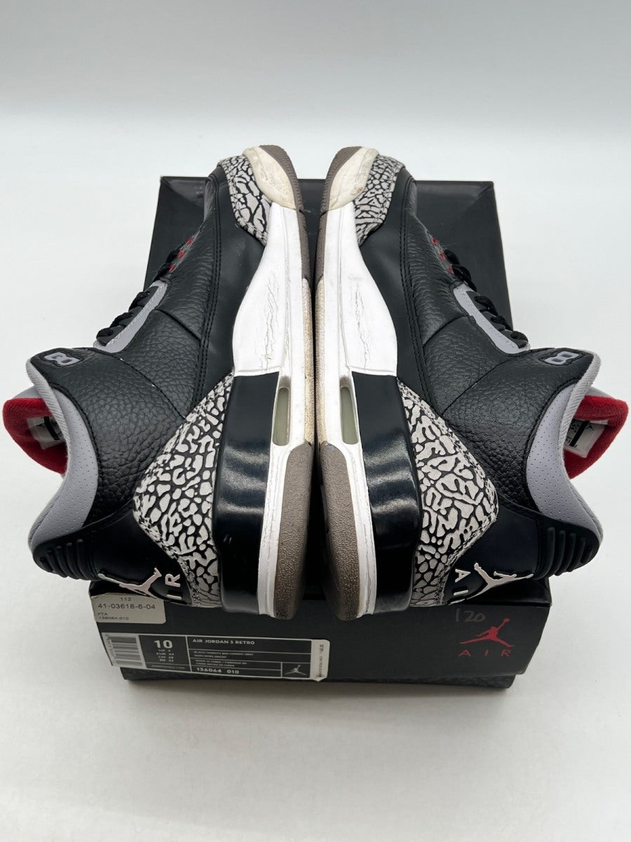 Jordan 3 Retro Black Cement (2011) (Size 10) - Image 9