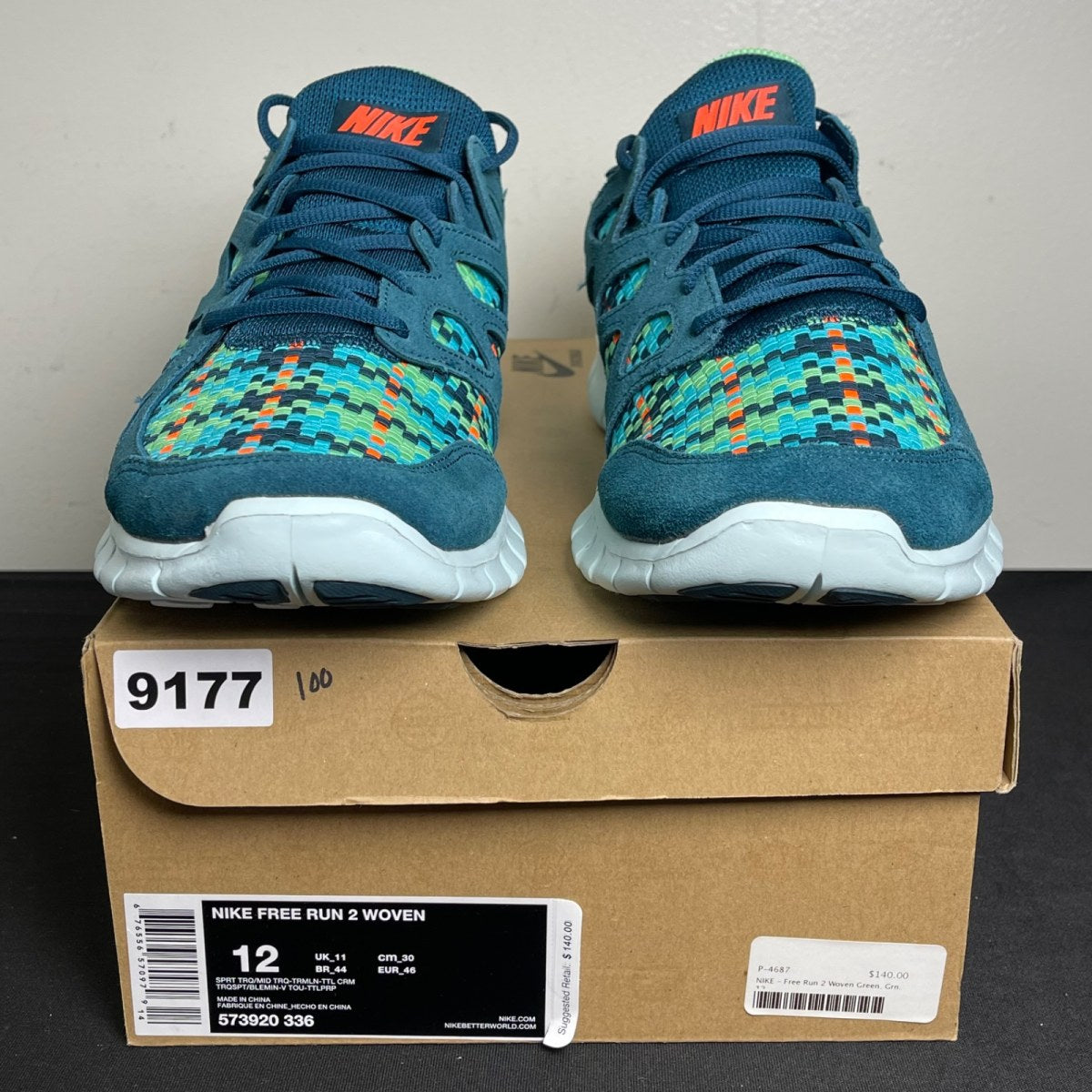 Nike Free Run 2 Woven (Size 12) - Image 2