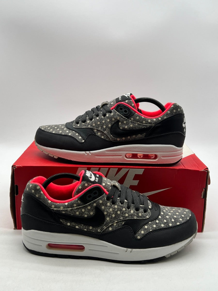 Nike Air Max 1 Polka Dot Pack (2015) 9.5 (Lightly Worn Pre-Owned)NikeAnthracite/Black-Granite - Image 1