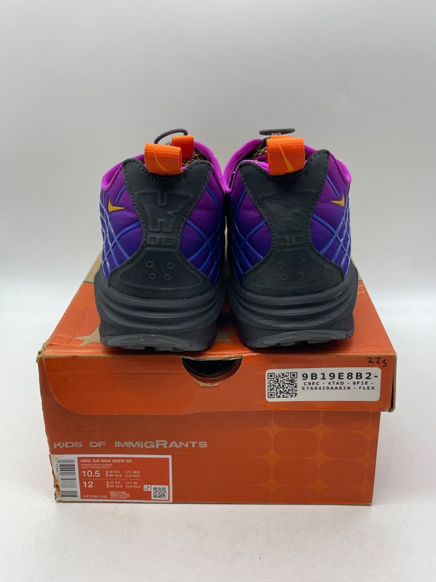 Nike Air Max Sunder SP Kids of Immigrants Sun Down 10.5 (Moderately Worn Pre-Owned)NikePersian Violet/Sundial - Image 3