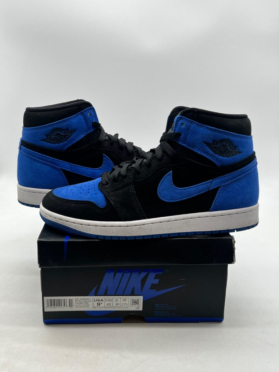 Jordan 1 Retro High OG Royal Reimagined 9.5 (Lightly Worn Pre-Owned)JordanBlack/Royal Blue/White - Image 1