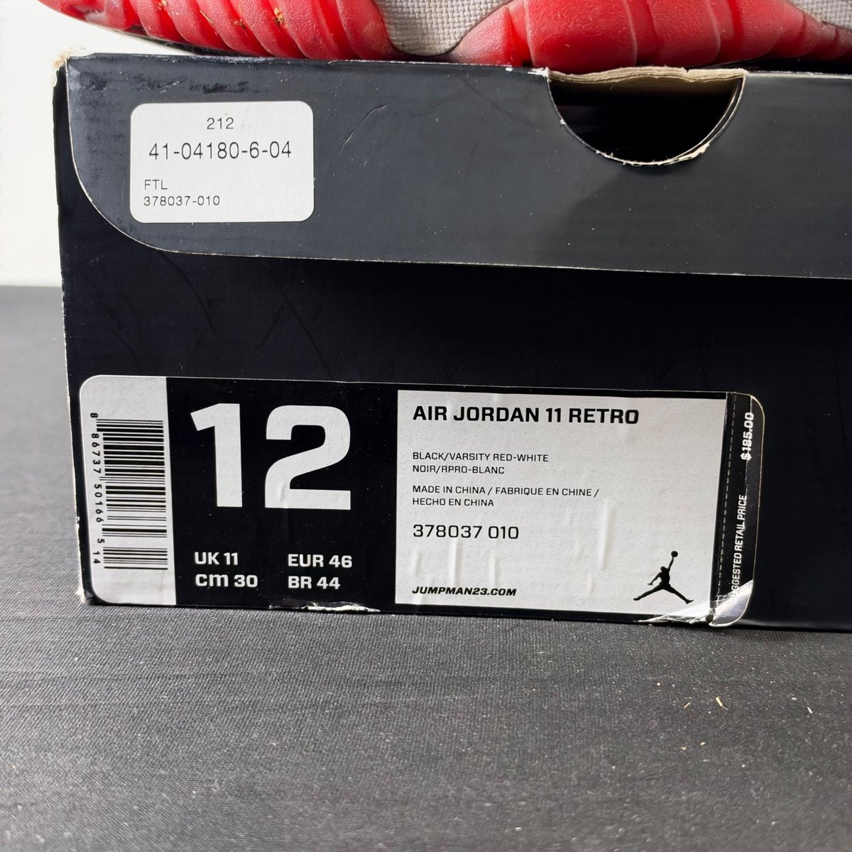 Jordan 11 Retro Playoffs (2012) (Size 12) - Image 4