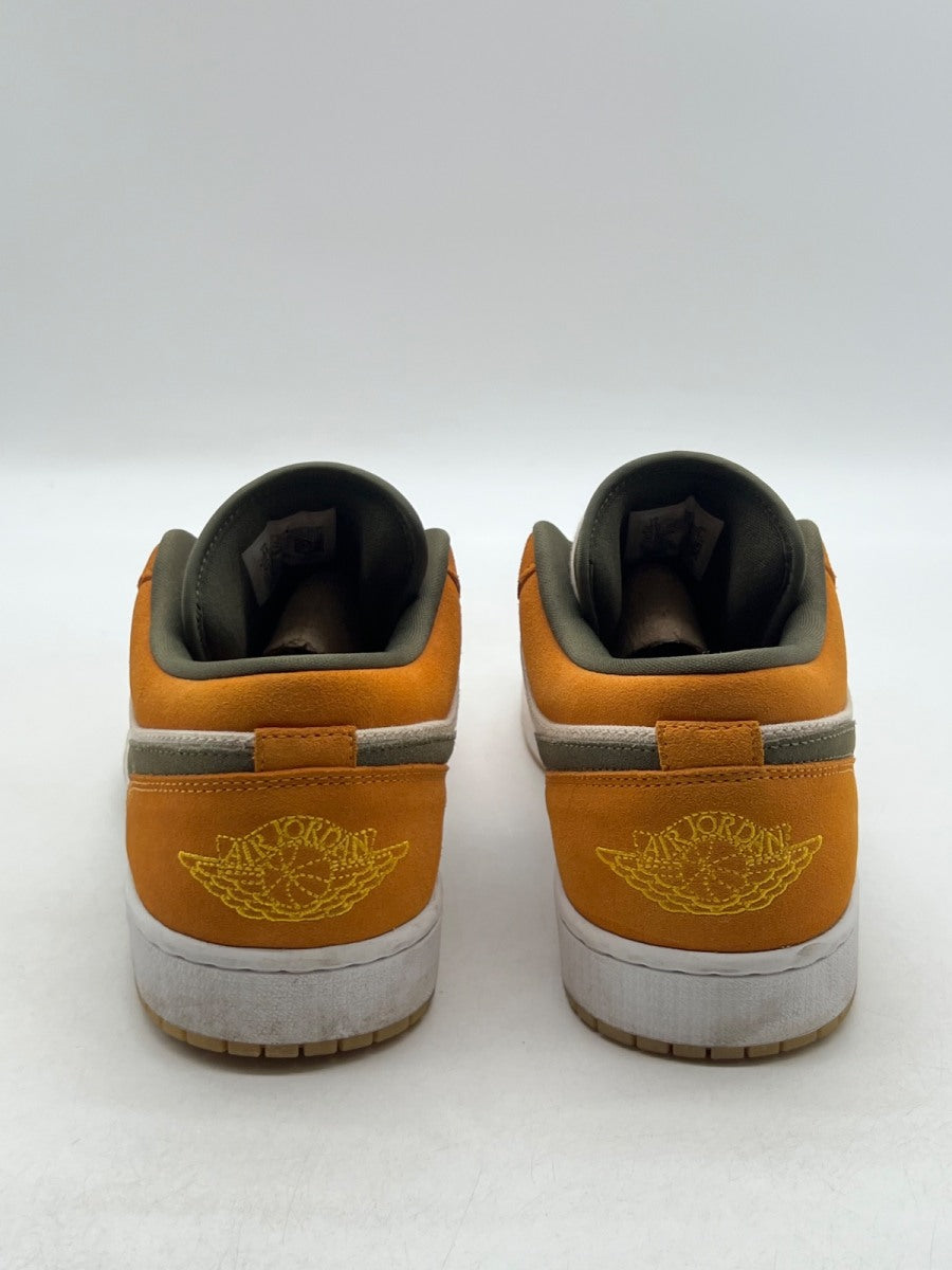 Jordan 1 Low SE Light Curry 12 (Lightly Worn Pre-Owned)JordanOrange/Olive-Sail - Image 5