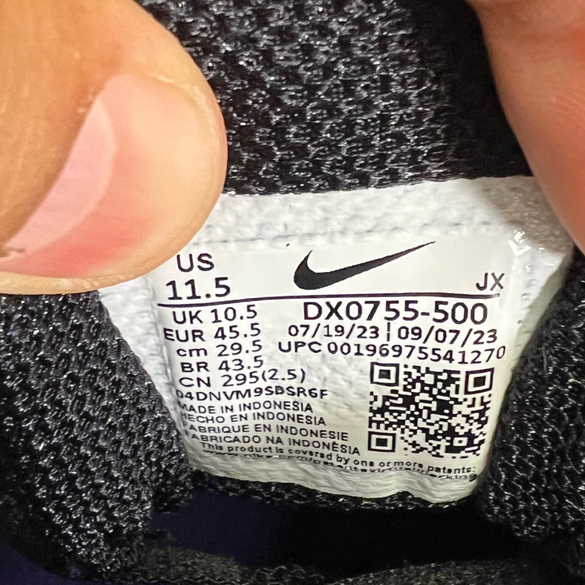 Nike Air Max Plus OG Voltage Purple (2024) 11.5 (Lightly Worn Pre-Owned)NikeVoltage Purple/Total Orange/Purple Agate - Image 7