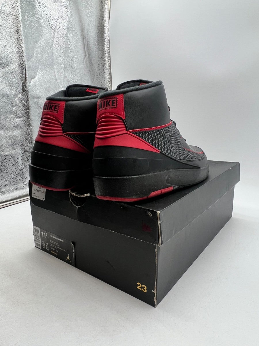 Jordan 2 Retro Alternate 87 11.5 (Lightly Worn Pre-Owned)JordanBlack/Gym Red-Black - Image 5