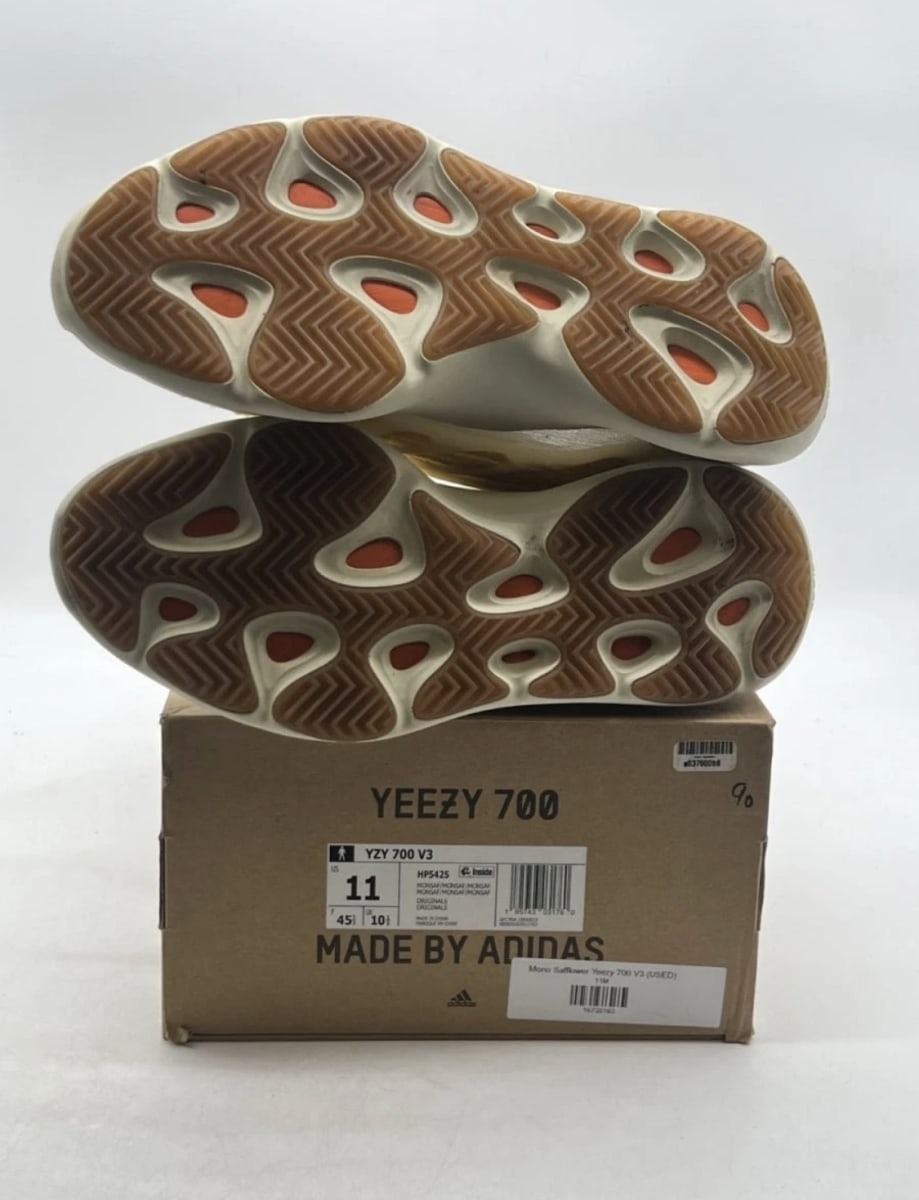 adidas Yeezy 700 V3 Mono Safflower 11 (Lightly Worn Pre-Owned)adidasMono Safflower/Mono Safflower/Mono Safflower - Image 7