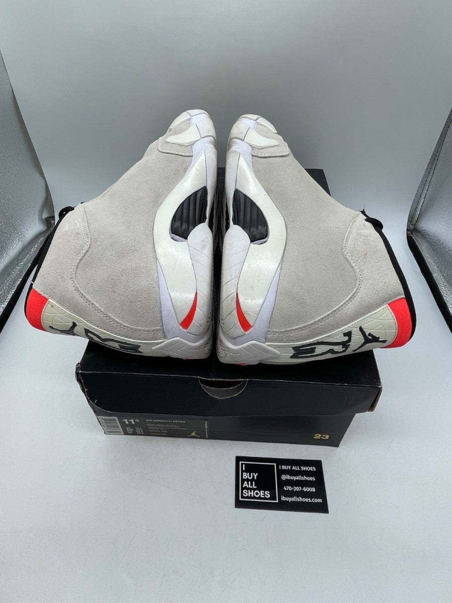 Jordan 14 Retro Desert Sand 11.5 (Heavily Worn Pre-Owned) - Image 6