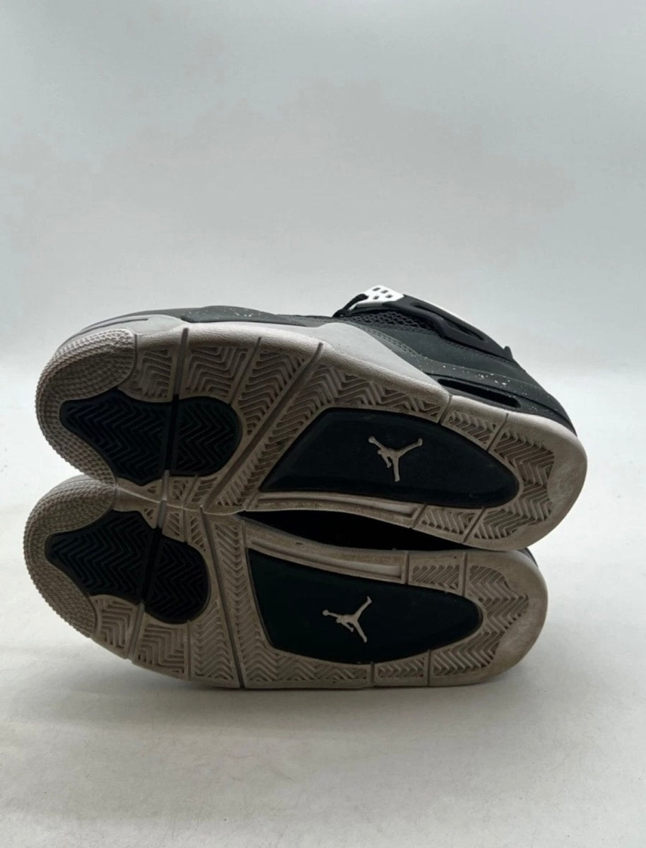 Jordan 4 Retro Fear (2024) (GS) 7Y (Moderately Worn Pre-Owned)JordanBlack/White/Anthracite/Black/Pure Platinum - Image 7