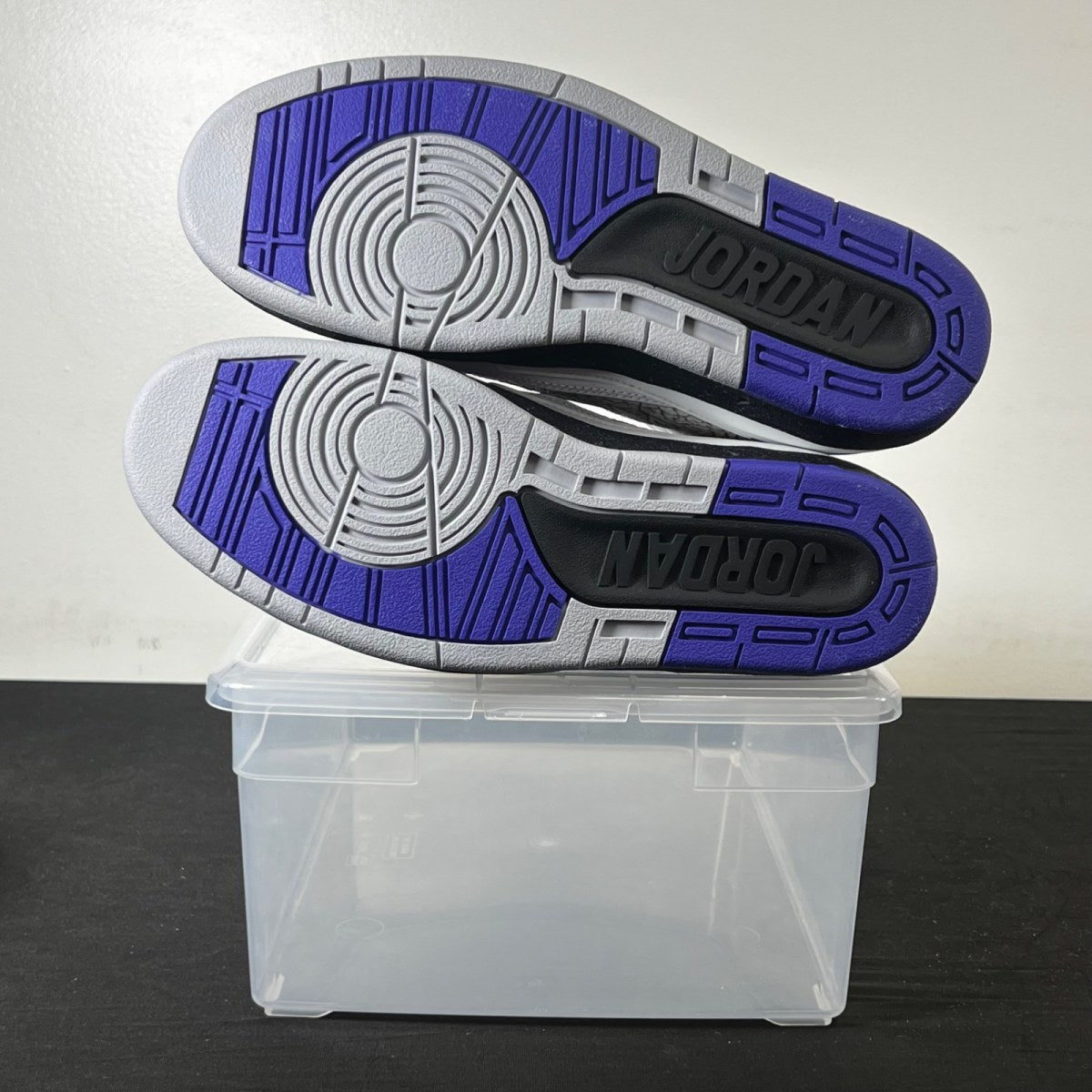 Jordan 2 Retro Dark Concord 9 (New Pre-Owned)JordanWhite/Concord-Black - Image 5