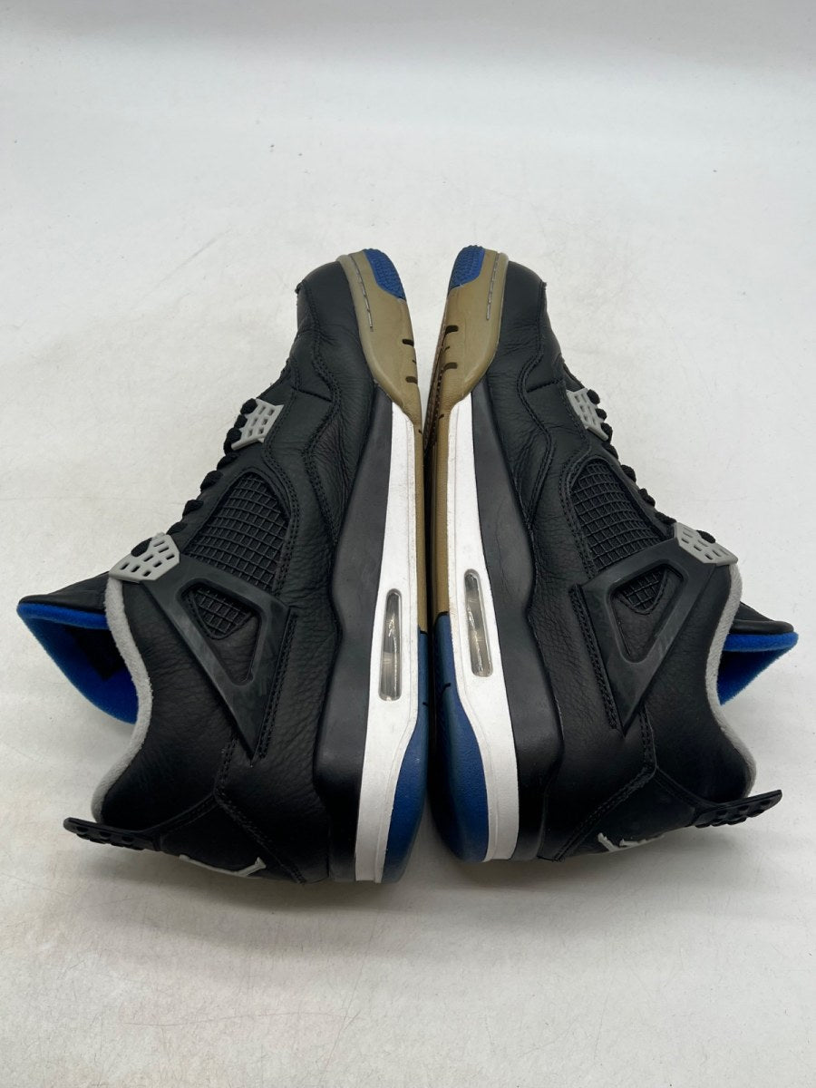 Jordan 4 Retro Motorsports Alternate 12 (Moderately Worn Pre-Owned)JordanBlack/Game Royal-Matte Silver-White - Image 6