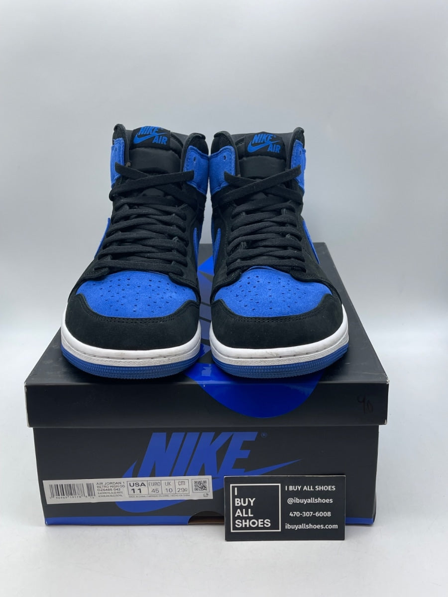 Jordan 1 Retro High OG Royal Reimagined 11 (Moderately Worn Pre-Owned) - Image 2