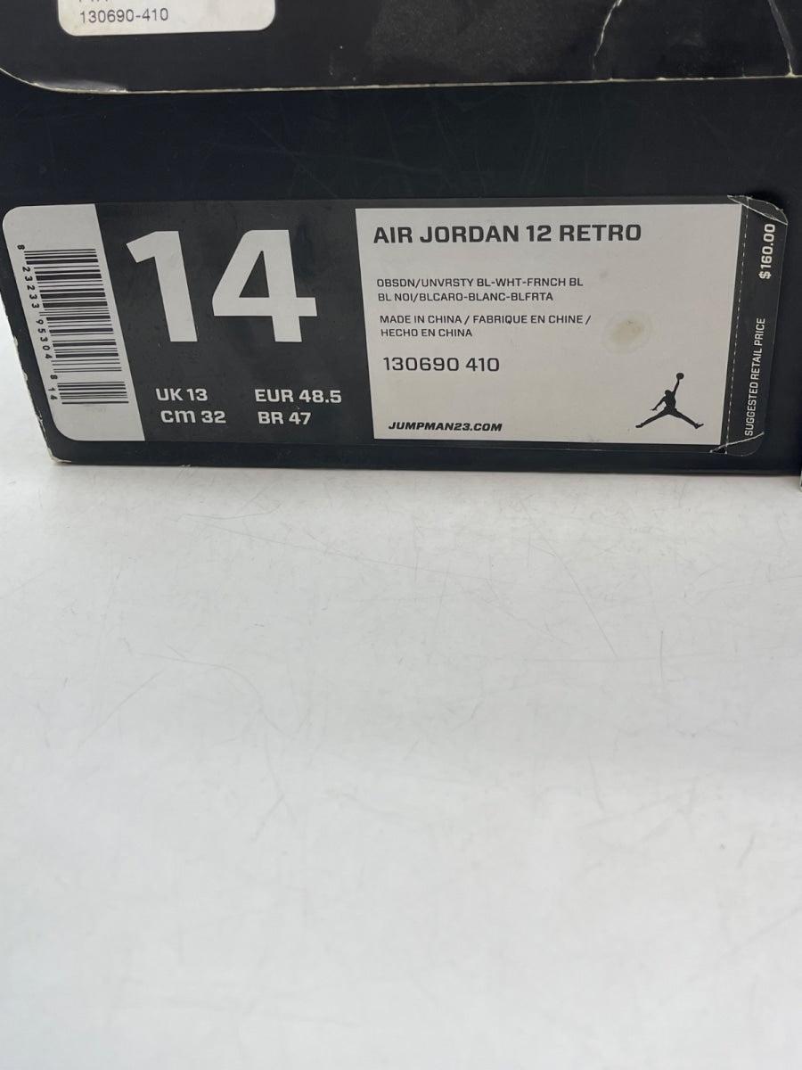 Jordan 12 Retro Obsidian (2012) 14 (Heavily Worn Pre-Owned) - Image 9