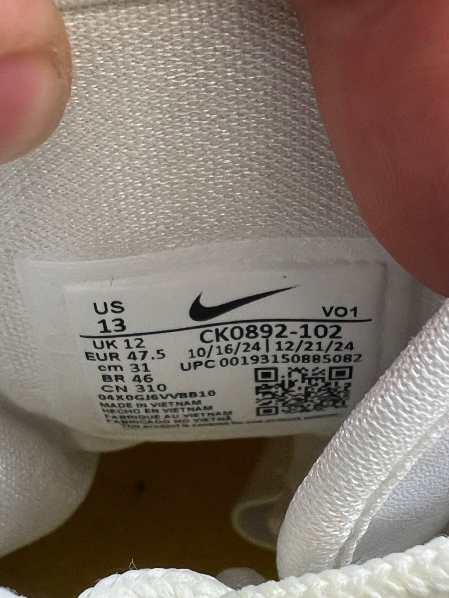 Nike Air Max Uptempo 95 Lakers 13 (Lightly Worn Pre-Owned)NikeWhite/Amarillo/Court Purple - Image 9