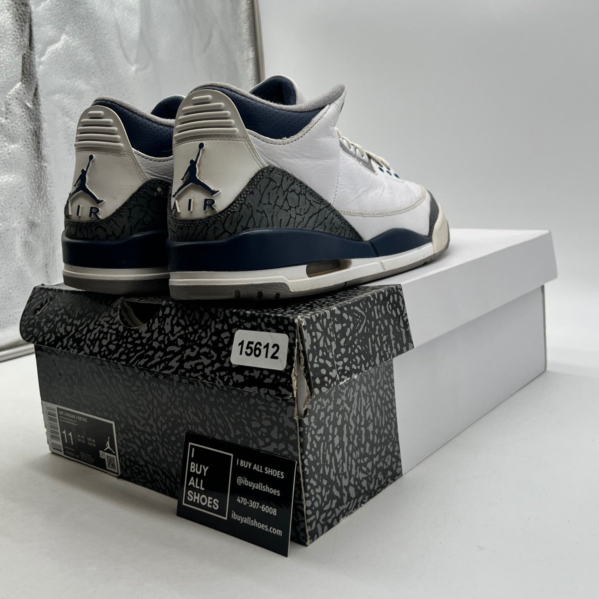 Jordan 3 Retro Midnight Navy - Image 5
