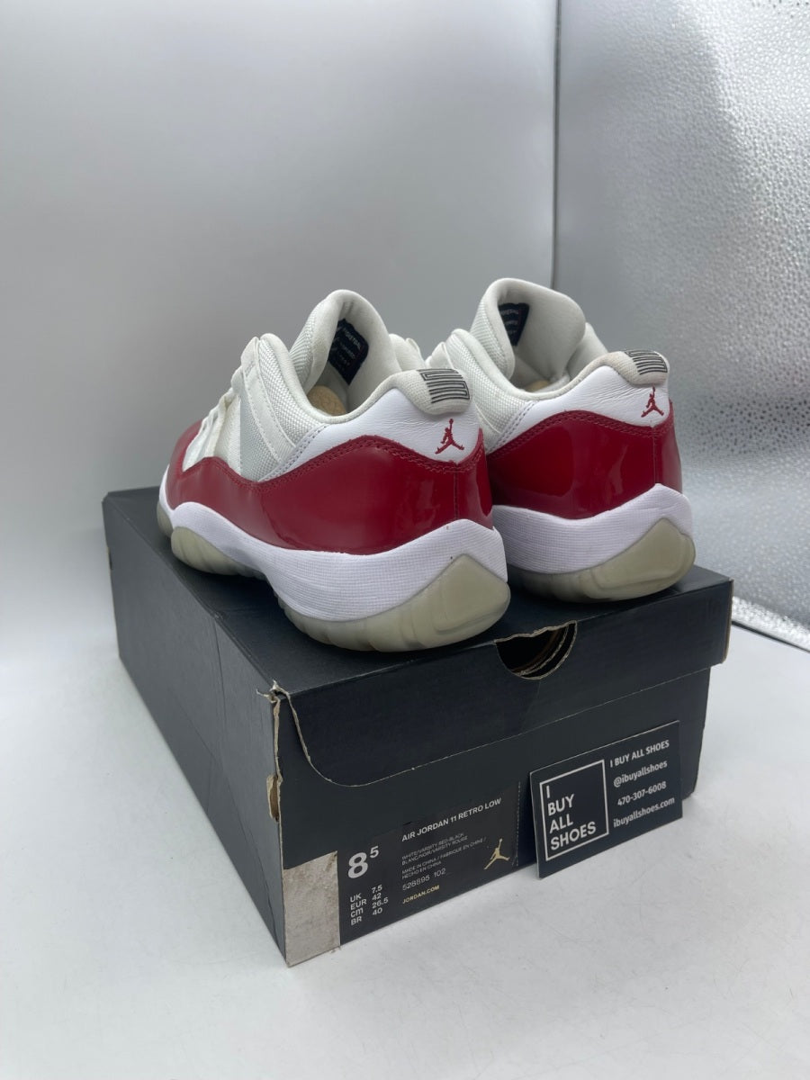 Jordan 11 Retro Low Cherry (2016) 8.5 (Moderately Worn Pre-Owned)