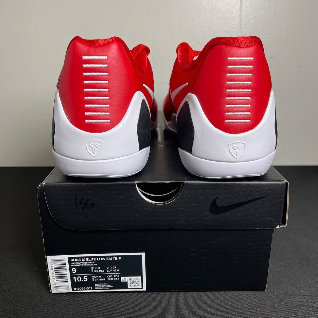 Nike Kobe 9 Elite Low EM Protro TB University Red White (Size 9) - aux