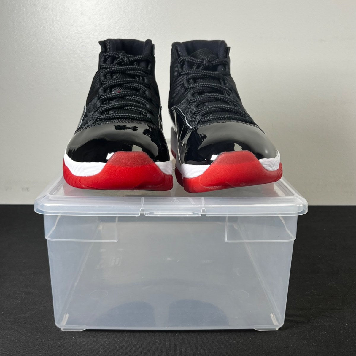 Jordan 11 Retro Playoffs Bred (2019) 10 (New Pre-Owned)JordanBlack/White-Varsity Red - Image 2