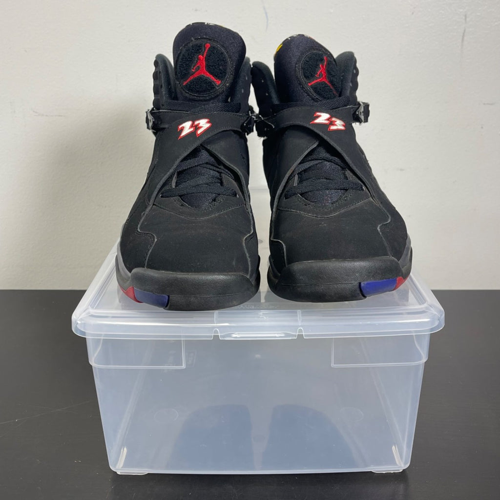 Jordan 8 Retro Playoffs (2013) 10 (Moderately Worn Pre-Owned)JordanBlack/True Red-White - Image 2