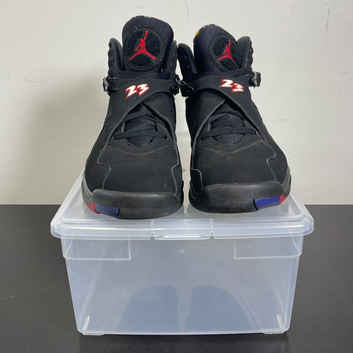 Jordan 8 Retro Playoffs (2013) 10 (Moderately Worn Pre-Owned)JordanBlack/True Red-White - Image 2
