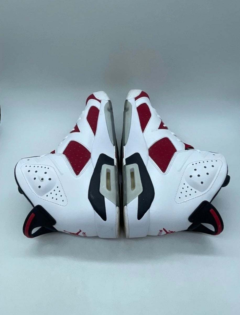 Jordan 6 Retro Carmine (2014) 10.5 (Lightly Worn Pre-Owned)JordanWhite/Carmine-Black - Image 6