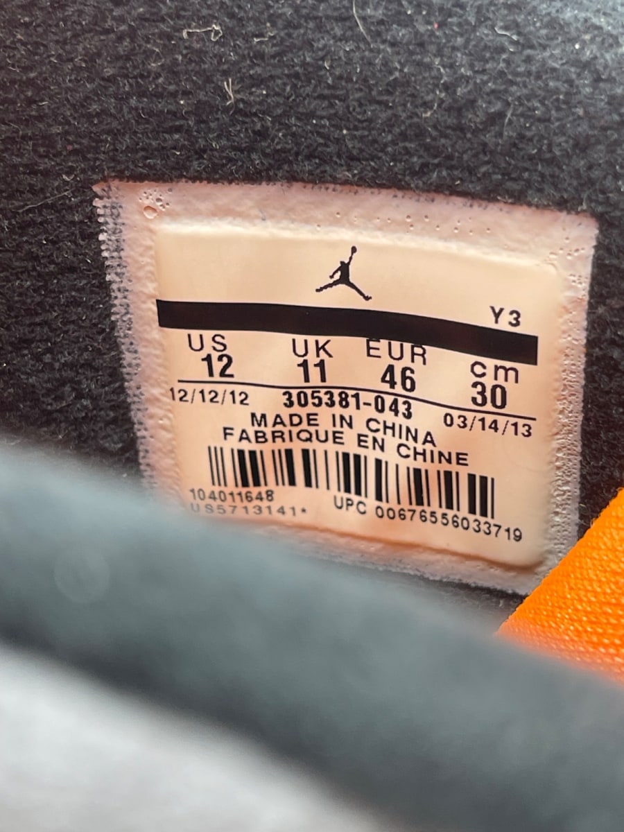 Jordan 8 Retro Phoenix Suns 12 (Heavily Worn Pre-Owned) - Image 8