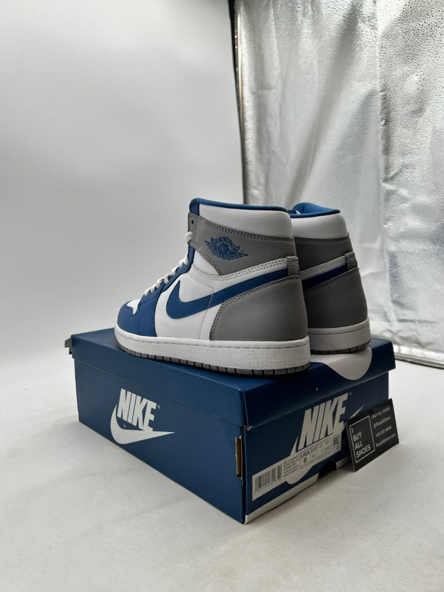 Jordan 1 Retro High OG True Blue 8 (VNDS Pre-Owned) - Image 4