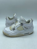 Jordan 4 Retro Pure Money (2017) 10.5 (Moderately Worn Pre-Owned)JordanWhite/Metallic Silver-Pure Platinum - Image 1