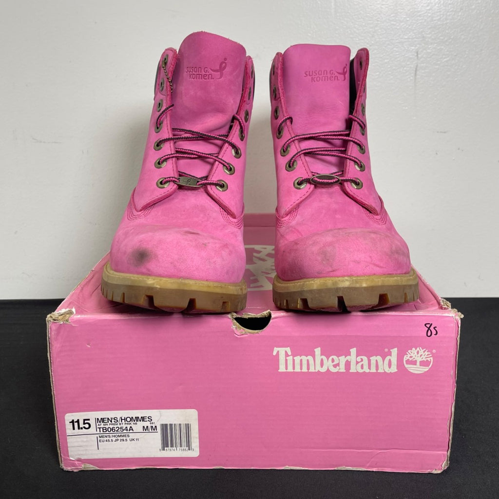 Susan G. Komen x Timberland 6 Inch Premium Boot 'Pink' 11.5 (Moderately Worn Pre-Owned)Timberland - Image 2