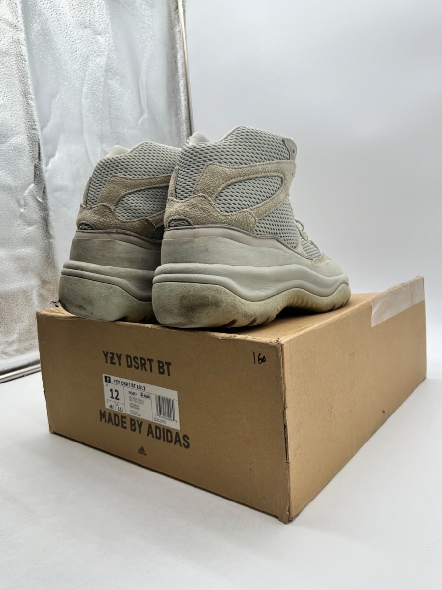 adidas Yeezy Desert Boot Salt 12 (Moderately Worn Pre-Owned)adidasSalt/Salt/Salt - Image 3