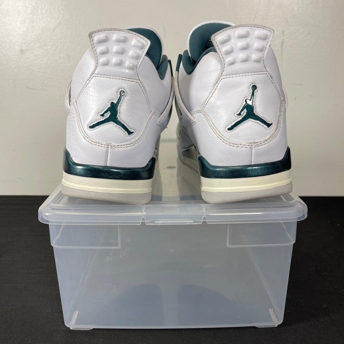 Jordan 4 Retro Oxidized Green 12 (Moderately Worn Pre-Owned)JordanWhite/Oxidized Green/White/Neutral Grey - Image 4