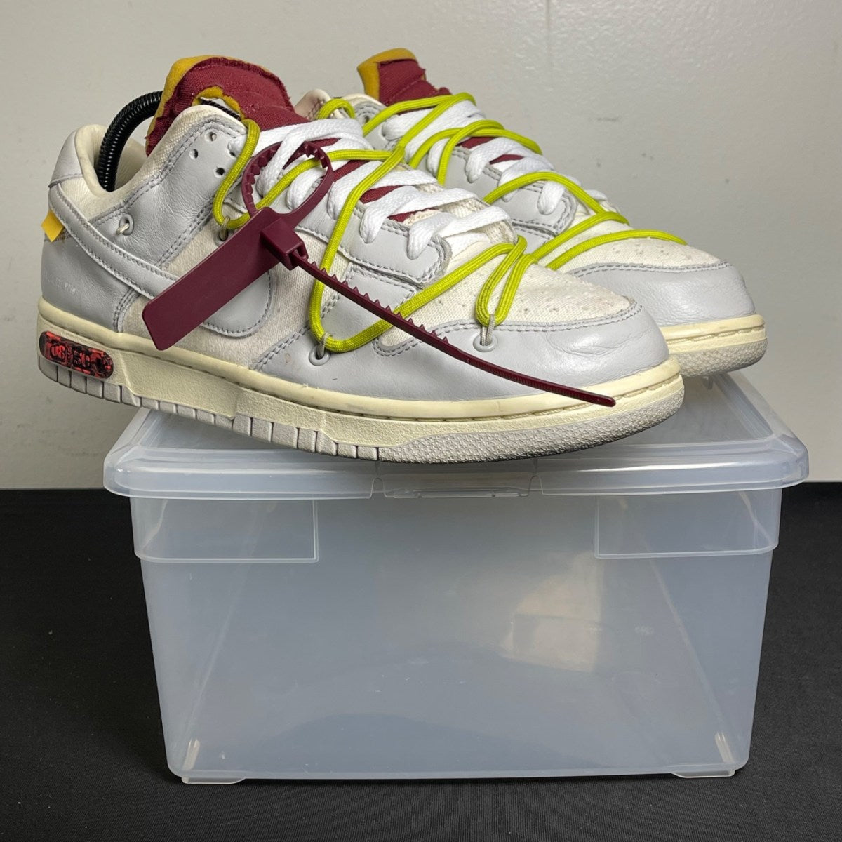 Nike Dunk Low Off-White Lot 8 (Size 9) - aux