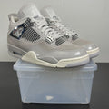 Jordan 4 Retro Frozen Moments (Women's) 12W (Moderately Worn Pre-Owned)JordanLight Iron Ore/Sail-Neutral Grey-Black-Metallic Silver - Image 1