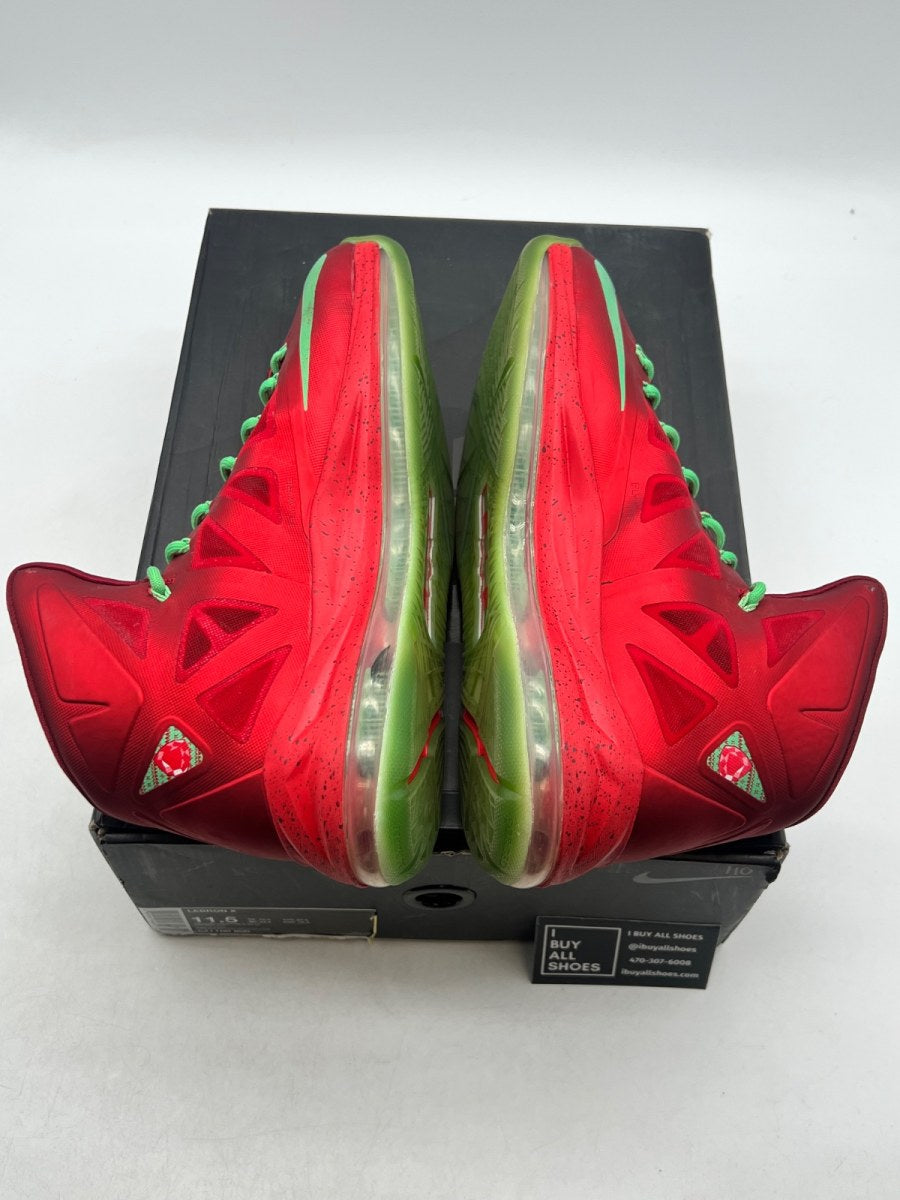 Nike LeBron X Christmas 11.5 (Moderately Worn Pre-Owned) - Image 7